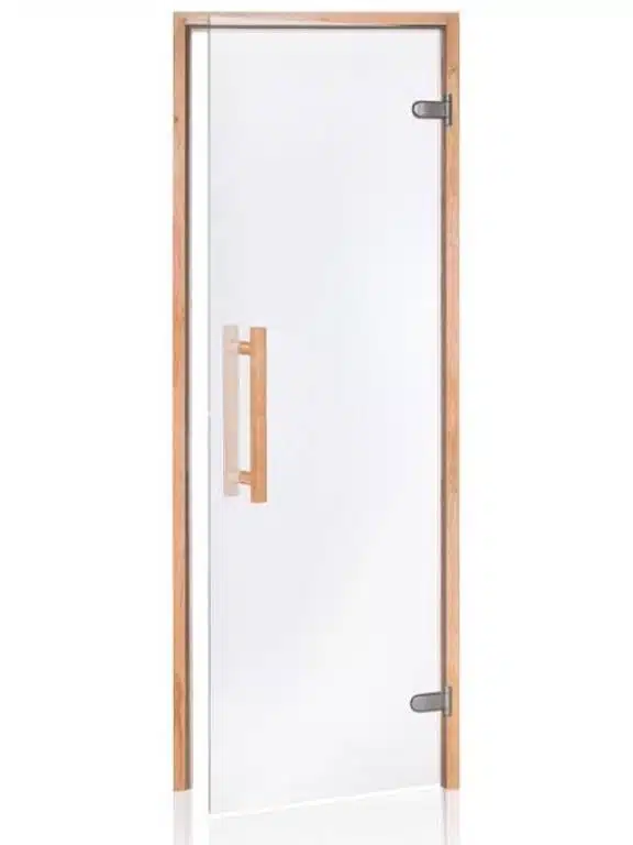 ANDRES Natural Drzwi do sauny 70x190cm osika, przeźroczyste