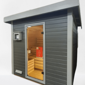 sauna sucha fińska ogrodowa